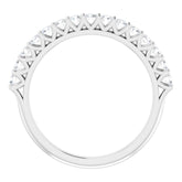 Platinum 1/2 CTW Natural Diamond Anniversary Band